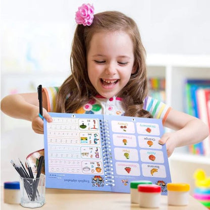 Kit de 4 Cuadernos de Caligrafía Mágica Creativa + Regalo Exclusivo