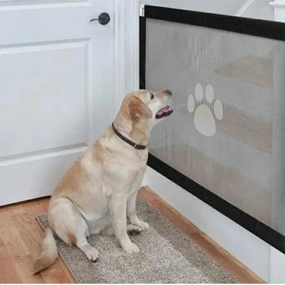 Malla portátil separadora de espacios para mascotas y bebés